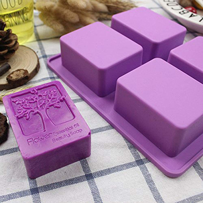 Soap Making Kit For Beginners - مستطيل شجرة الحياة سيليكون قالب الصابون