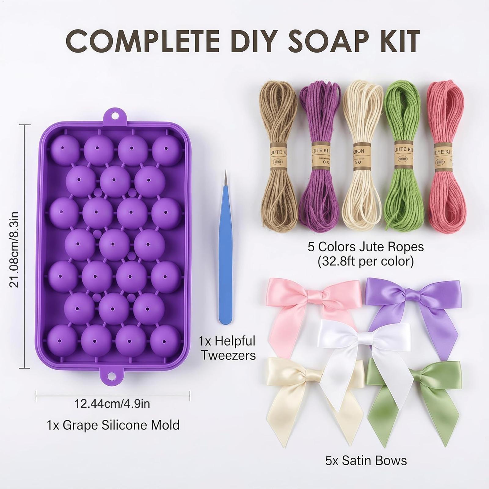 طقم صنع الصابون يدويًا، قالب ص - مراجعة Soap Making Diy Kit وسعره