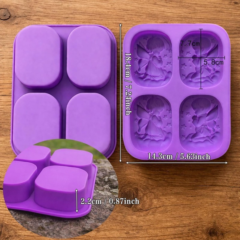 قالب سيليكون على شكل ملاك لمست - مراجعة Soap Making Kit For Beginners وسعره